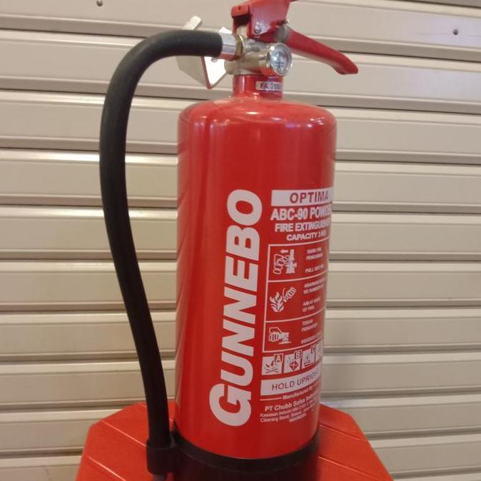TERLARIS ALAT PEMADAM API APAR GUNNEBO POWDER 3KG GUNNEBO ORINAL