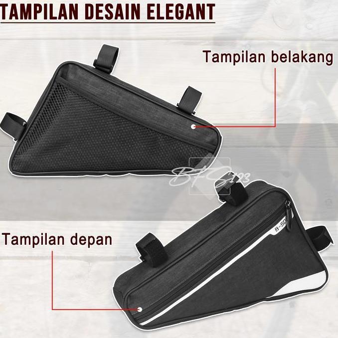 Lengkapbos- Tas Frame Segita Sepeda Merek B-Soul Ukuran Besar