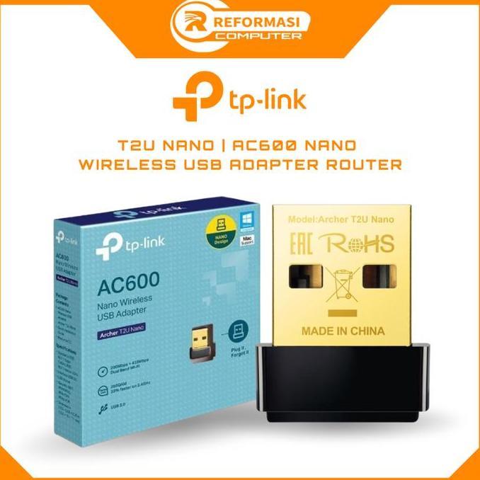 NEW TPLINK TP LINK TP-LINK ARCHER T2U NANO AC600 USB WIFI RECEIVER ADAPTER Router