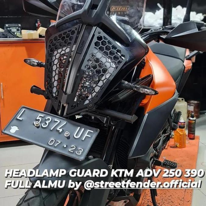 Cover Pelindung Lampu Headlamp Guard Street Fender KTM ADV 250 390