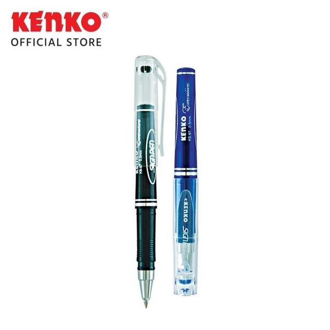 Tulisatk- Kenko Pulpen Sn Pen Ks -97 / Pulpen Kenko Cair / Satu Pak Isi 1 Pcs - Hitam