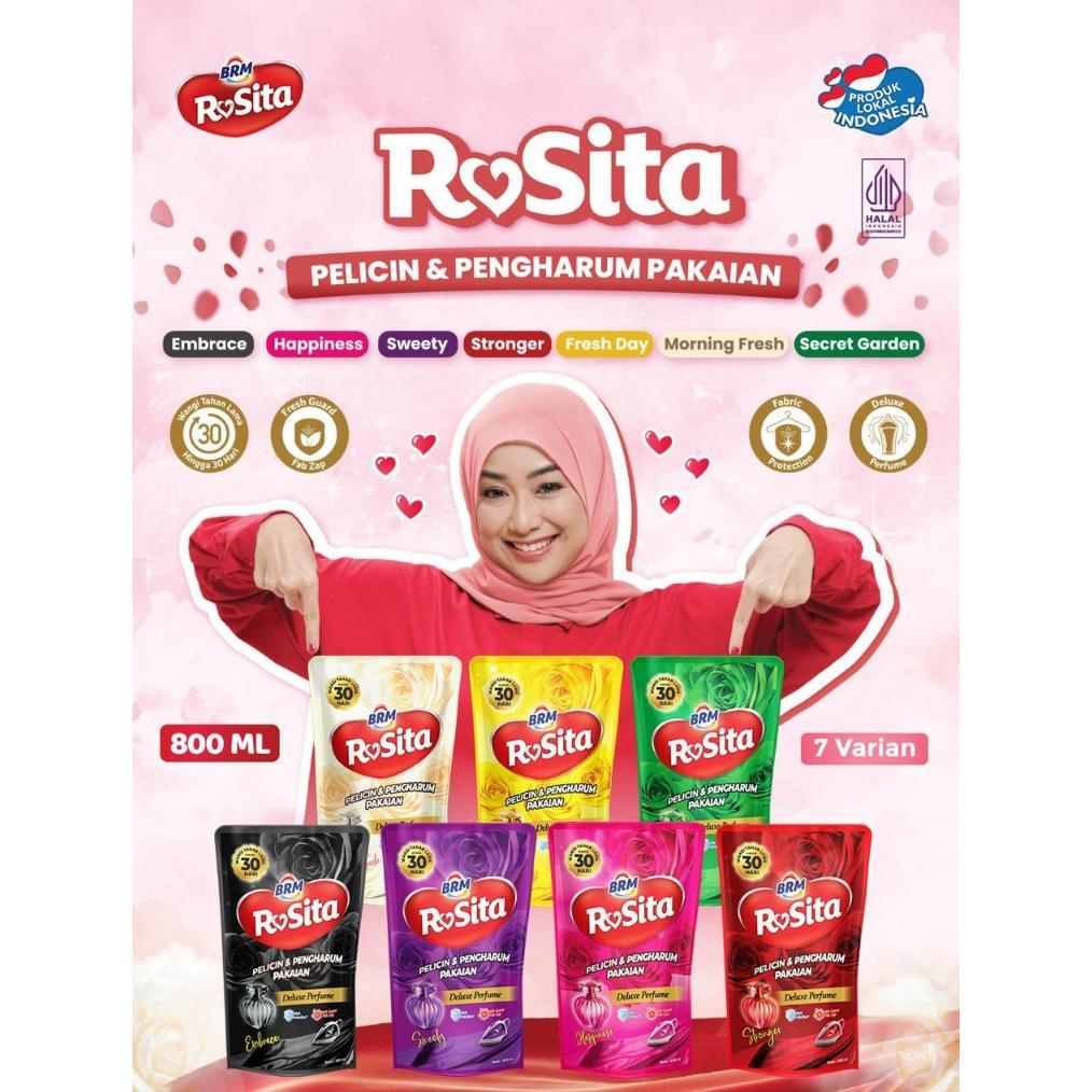 Distributor Grosir Reseller Parfum Pewangi Pelicin Laundry Refill BRM Rosita Setrika by BRM