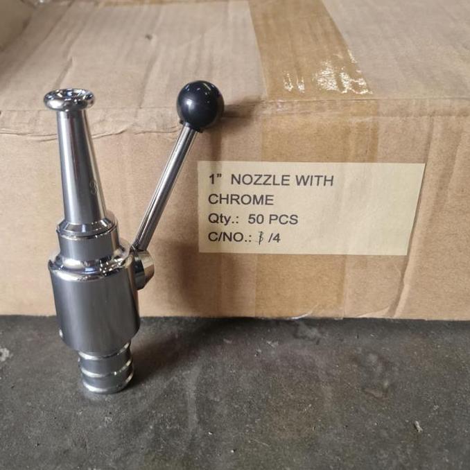 Nozzle Chrome 1" Pemadam Kebakaran
