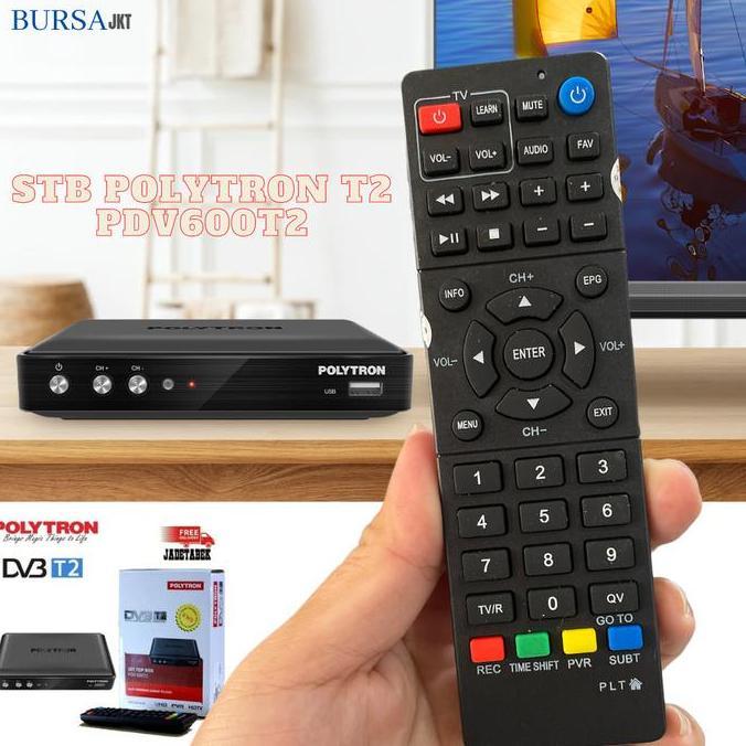 JAOPMAM REMOTE STB POLYTRON DVB-T2 PDV 600T2 PROTOK