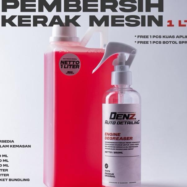 Engine Degreaser 1 Liter Denz Auto Detailing - Pembersih Kerak Mesin