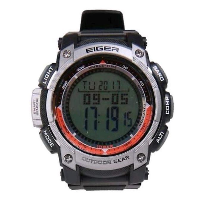 Tali Strap jam tangan Eiger MERCURY YP10515 YP-10515 Tali jam Eiger MERCURY YP 10515 Hitam