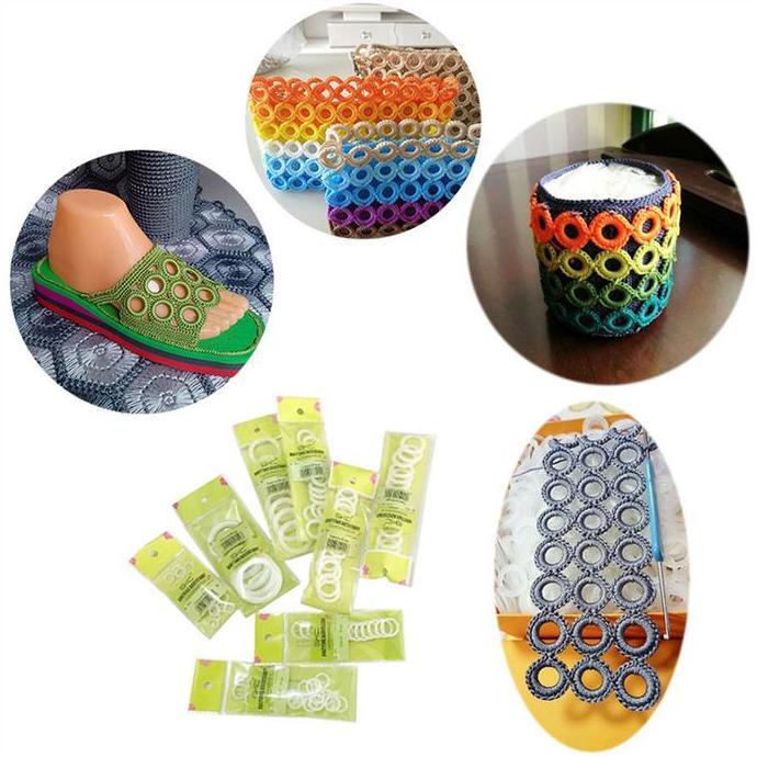 Ready Ring rajut plastik /  cabone rings SKC