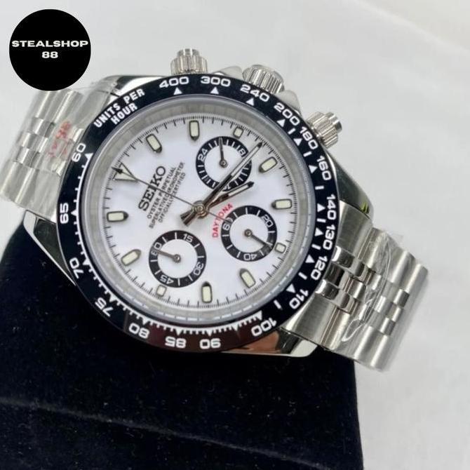 Seiko Daytona Panda Jubilee Strap VK63 Chronograph Exclusive Built