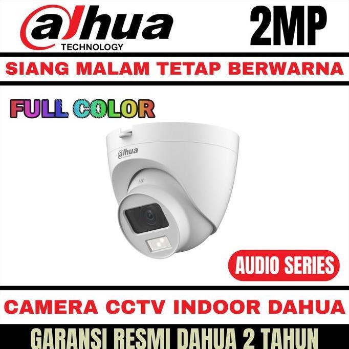 TERLARIS!! CAMERA CCTV INDOOR DAHUA 2MP COLORVU COLORFUL KAMERA CCTV 10P AUDIO SERIES