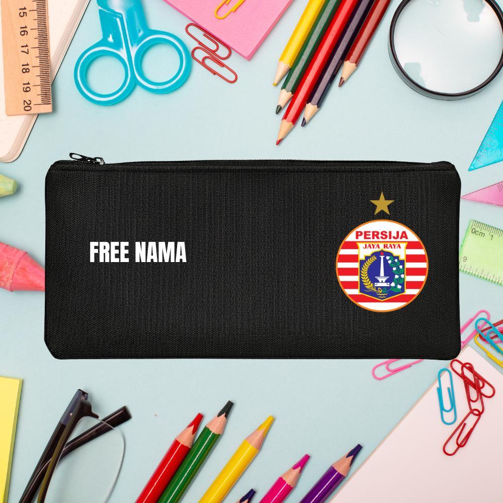 NEW DEALS Free Nama Tempat Pensil Anak Laki-Laki Logo Team Sepak Bola Persib Bandung