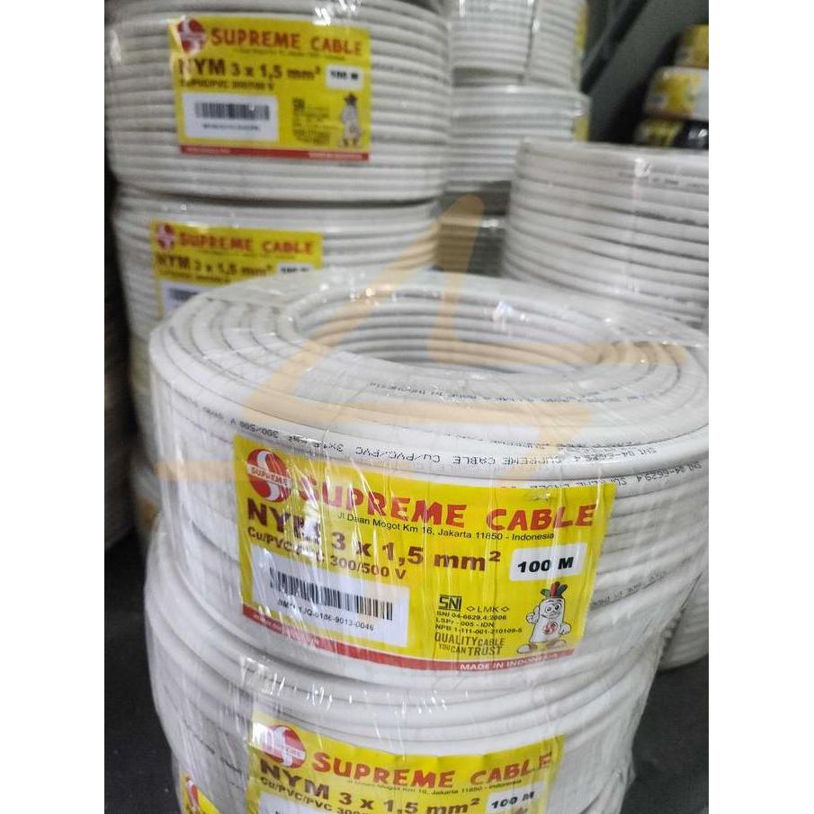 Supermax- Kabel Listrik Supreme Nym 3X1.5 100M 3X1,5