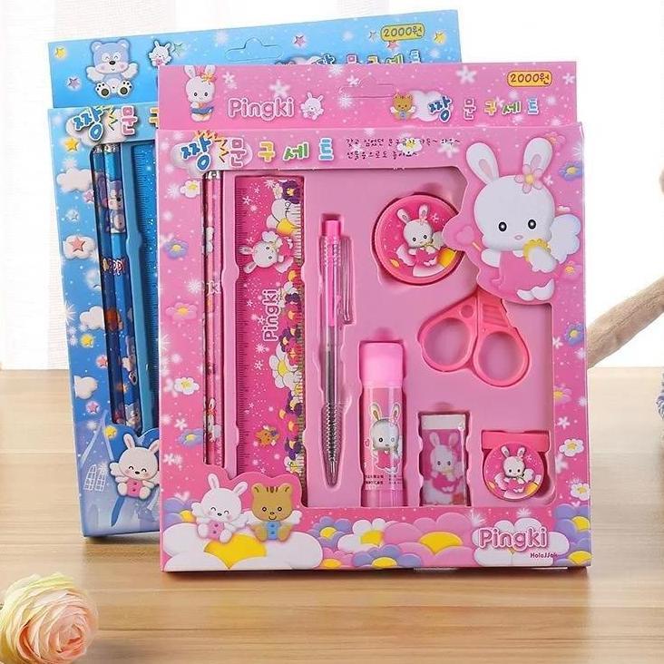 sale Yamata Set Lengkap Alat Tulis 9 In1 Motif Kartun/Pencil Set Lengkap/Souvenir Kado Hadiah Ultah 