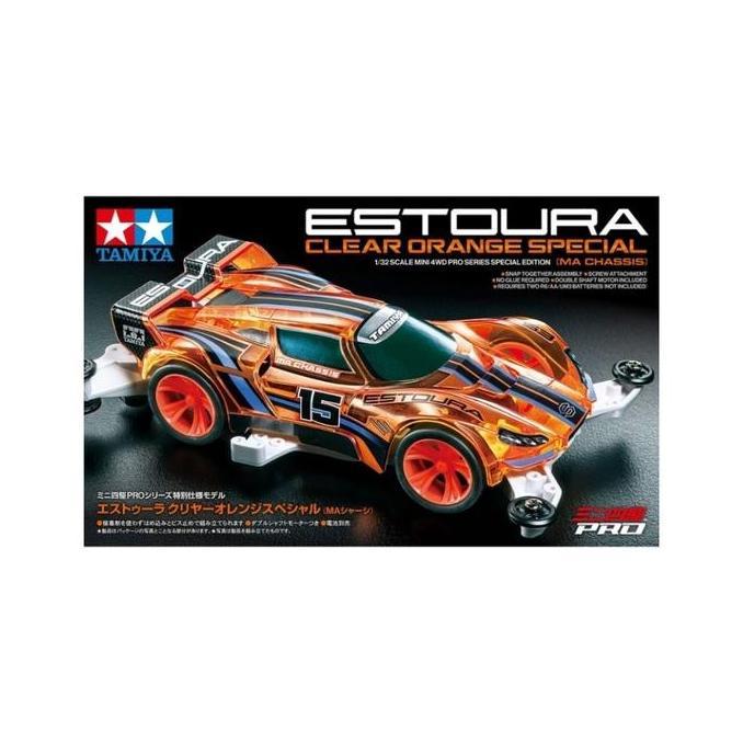 Tamiya Estoura Clear Orange Special Ma Chassis - 95691