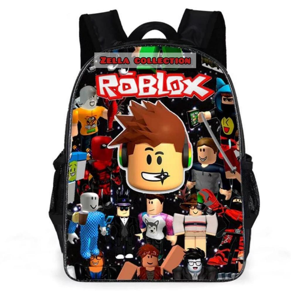PROMO Tas Ransel Anak Sekolah Karakter Roblox/Tas Anak Backpack Roblox 2022/Tas Anak Gendong Roblox 