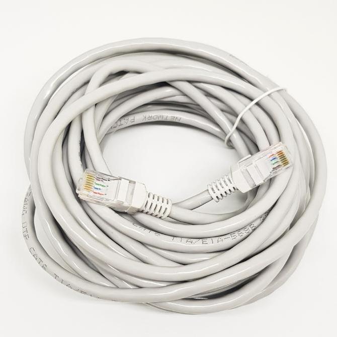 Cod,Bisa- Kabel Lan 10M Cat 6 / Kabel Utp 10 Meter Pabrikan Cat 6 Kabel Computer Laptop Pc Router