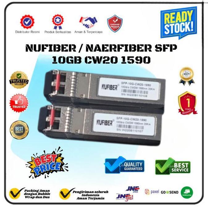 TERLARIS NUFIBER SFP 10GB CW20 1590 20KM