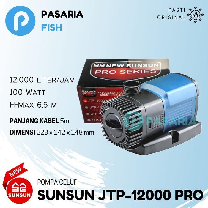 SUNSUN JTP12000 / JTP 12000 liter/jam Pompa Celup Kolam Rendah Daya