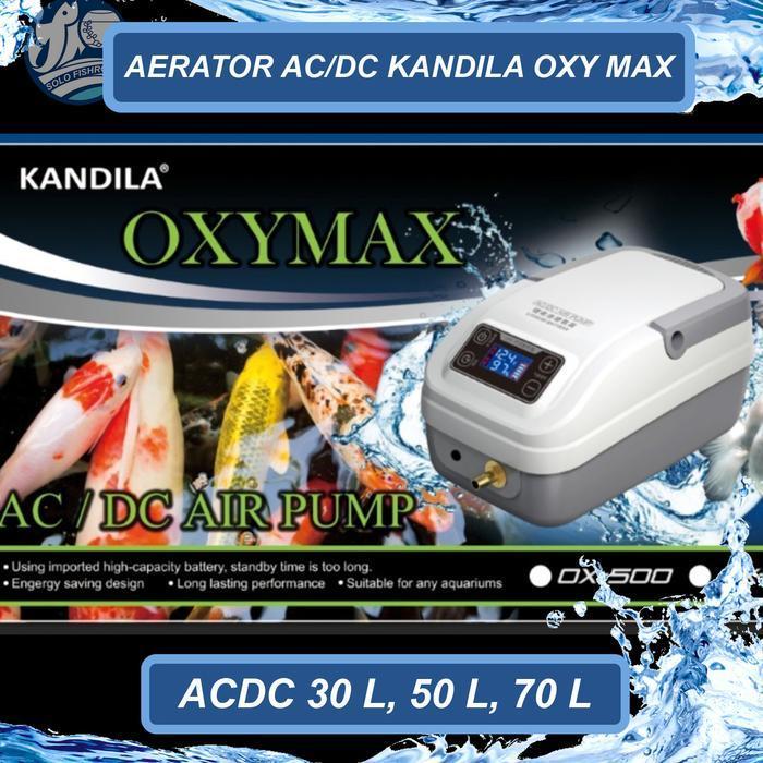 Aerator Pompa Udara KANDILA OXY MAX AC/DC Aerator kolam Aerator AC DC Hi Blow Air Pump