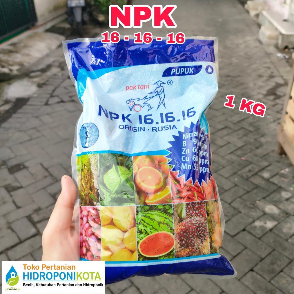 Ready Pupuk NPK Pak Tani 1 KG - 100% ORI -  NPK 16 16 16
