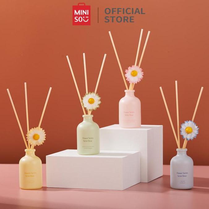 Clenesc- Miniso Pengharum Ruangan Reed Diffuser Aromaterapi Parfum Ruangan