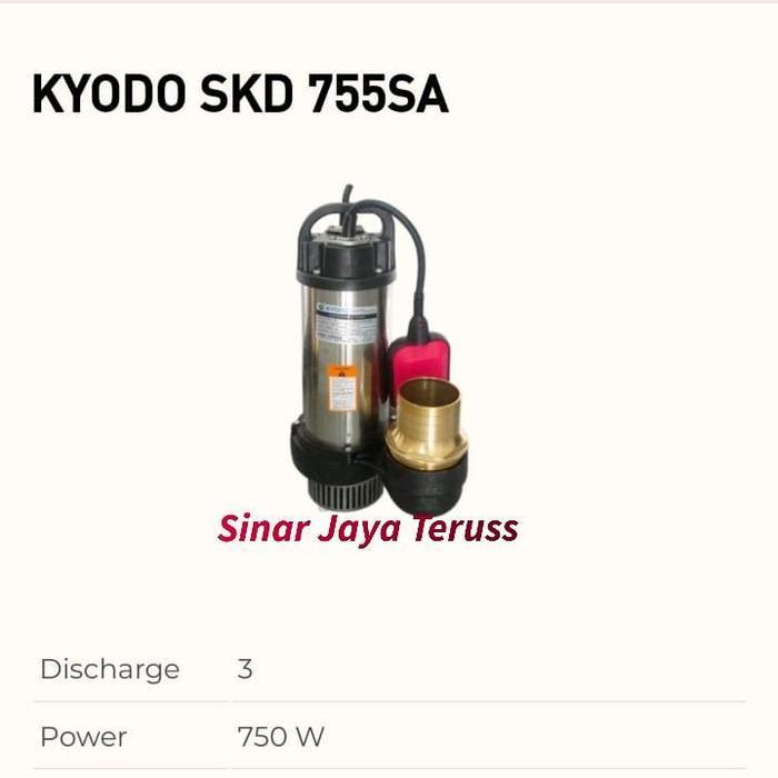 Pompa Air Celup Kyodo SKD 755SA   %  Pompa Air Kyodo 3Inch 750Watt