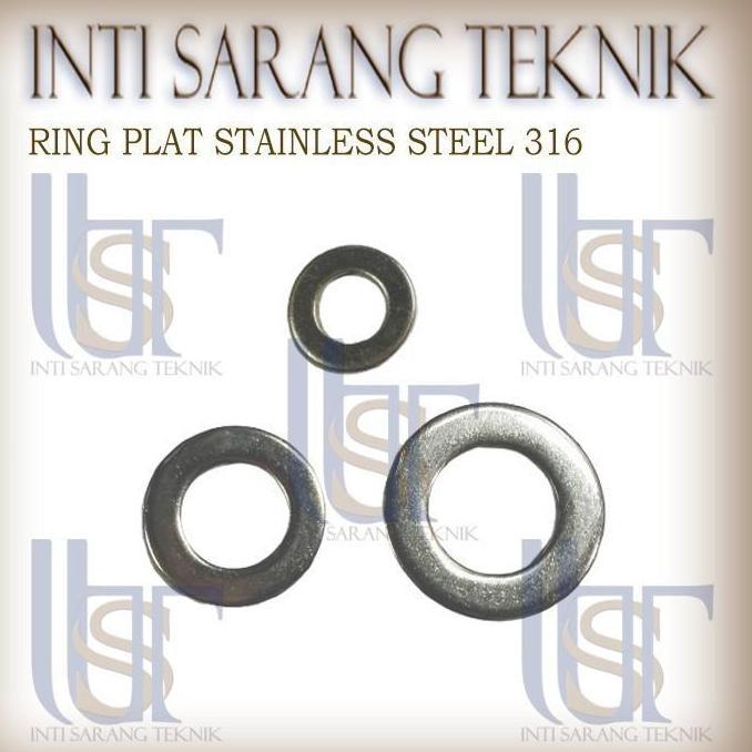 RING PLAT SS316 M24 / FLAT WASHER SUS 316 THE A4 - 70 TERMURAH