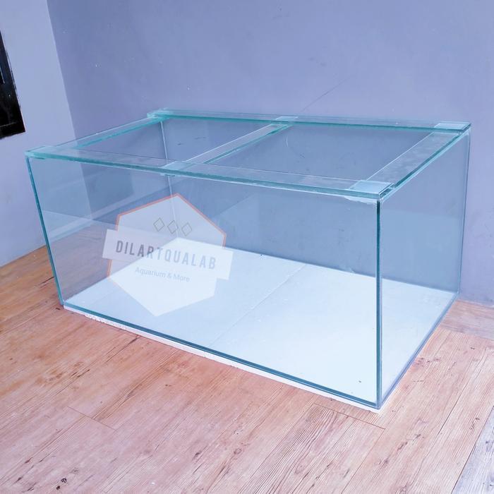 Aquarium Custom 110x60x50 Full 10 mm ( 100% Garansi Kaca Baru ) PO