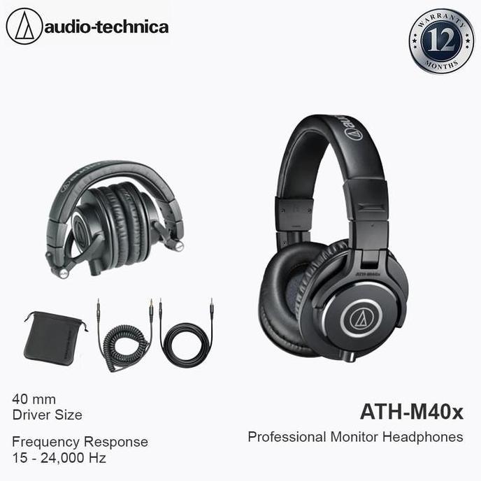 Audio-Technica Ath-M40X Black