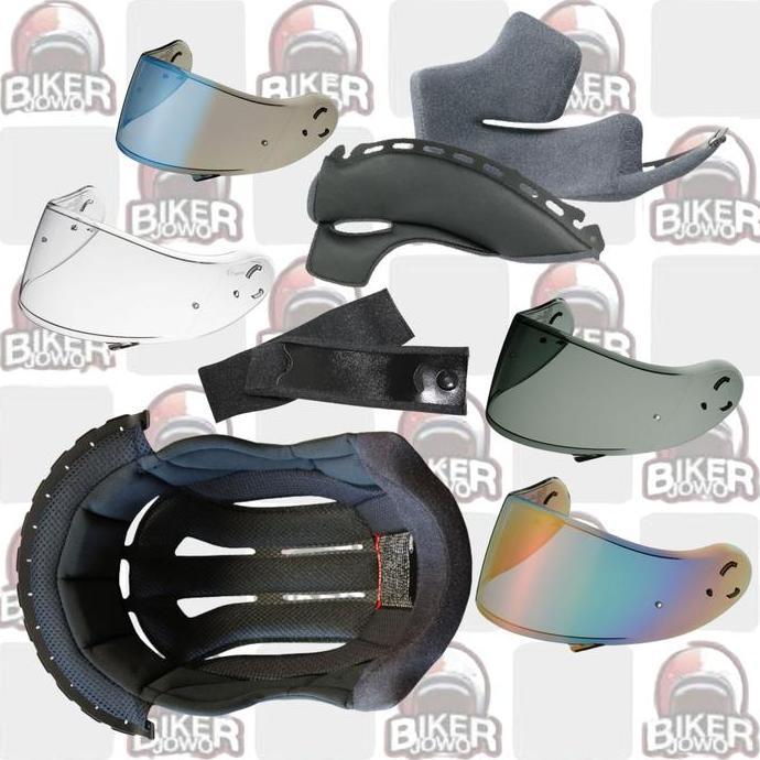 Shoei Neotec 2 Visor Kaca Helm Busa Pinlock Chin Strap Screw Sticker Center Pad Cheekpad Curtain Rac
