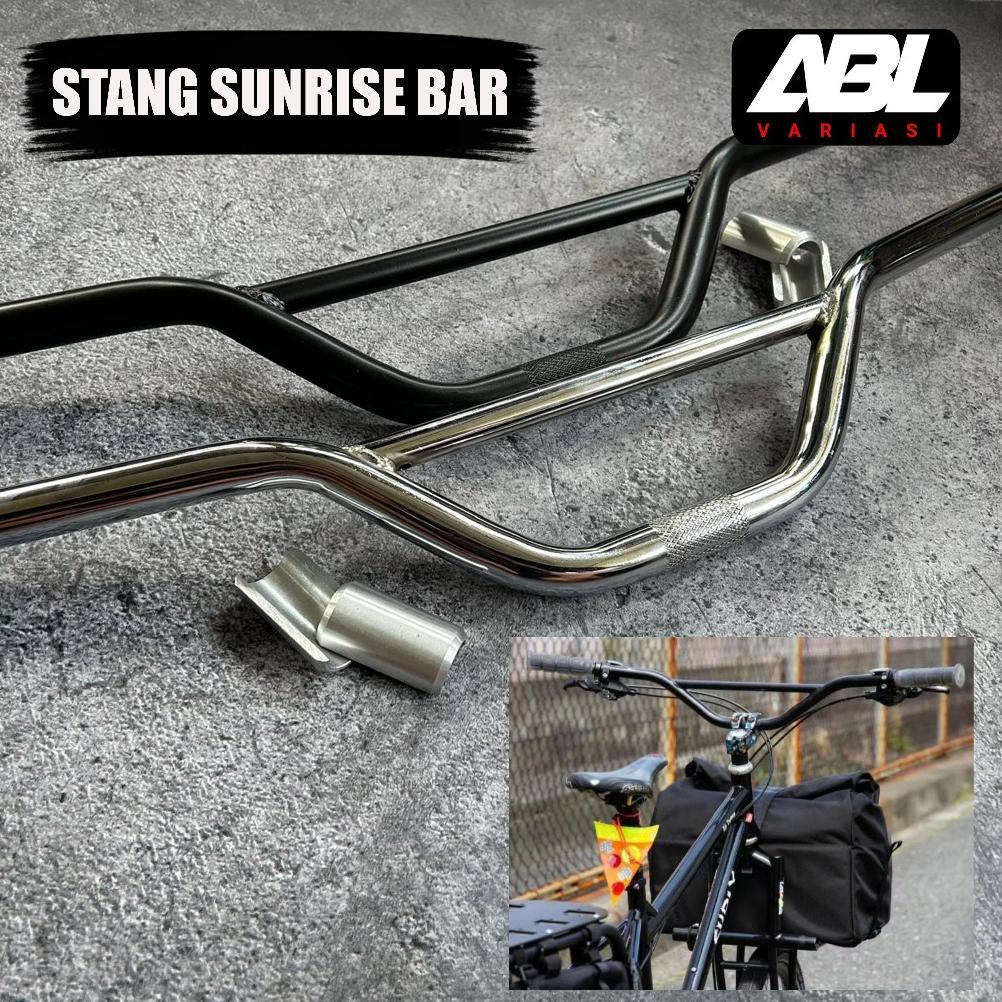 KAVELA STANG SEPEDA SUNRISE BAR STANG HANDLEBAR SUNRISE BAR SEPEDA MTB BMT BERKUALITAS