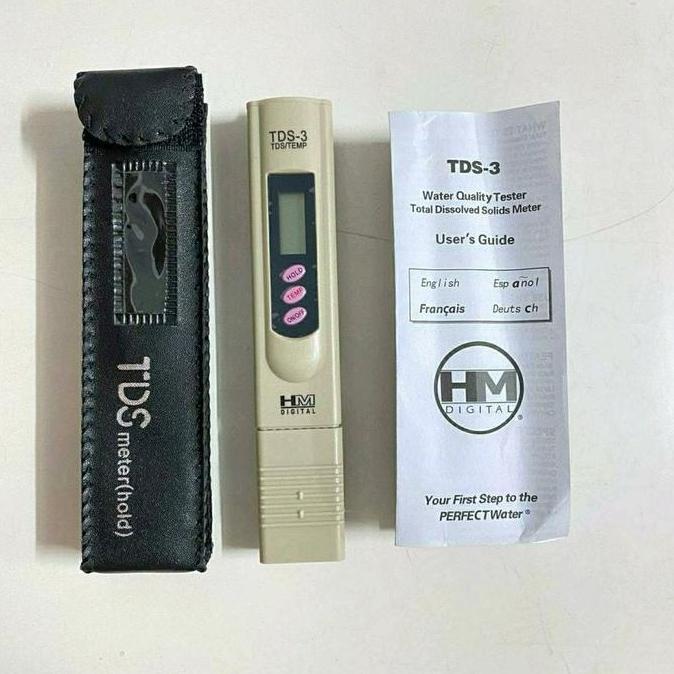 Varahbelva - TDS Meter TDS-3 TDS3 HM Digital Original