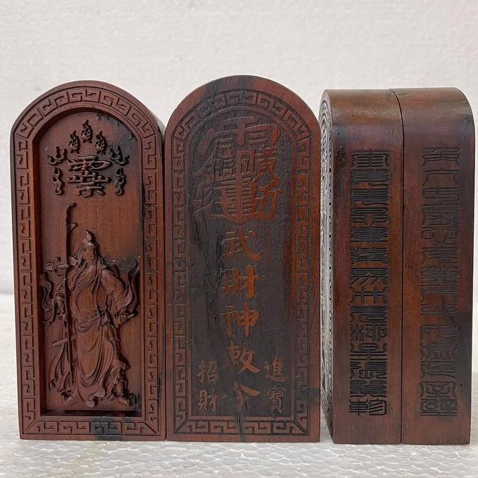 papan ling pai dewa kwan kong / bahan kayu zao mu