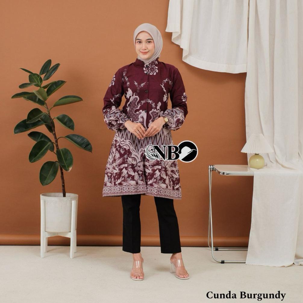 Gratong Tunik Batik Wanita Modern Atasan Baju Batik Wanita Drees Batik Wanita Premium
