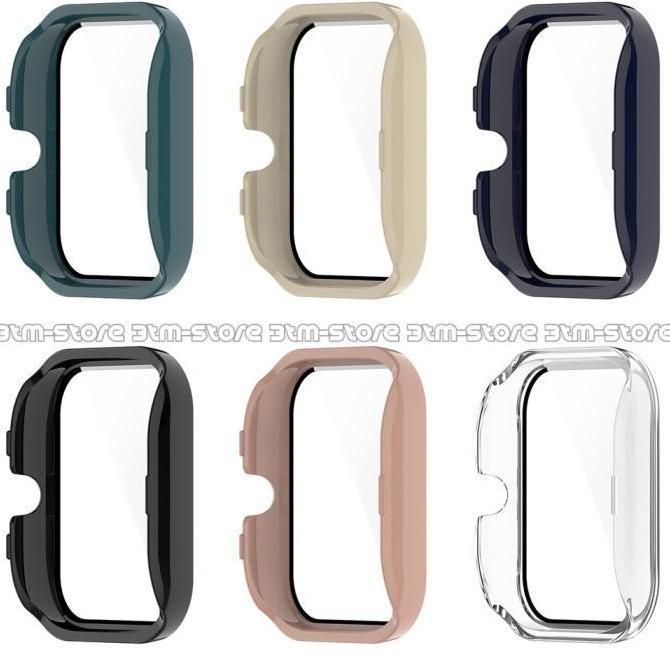 Hard Case PC Bumper 2in1 w/ Tempered Glass for Amazfit GTS4 GTS 4 MINI
