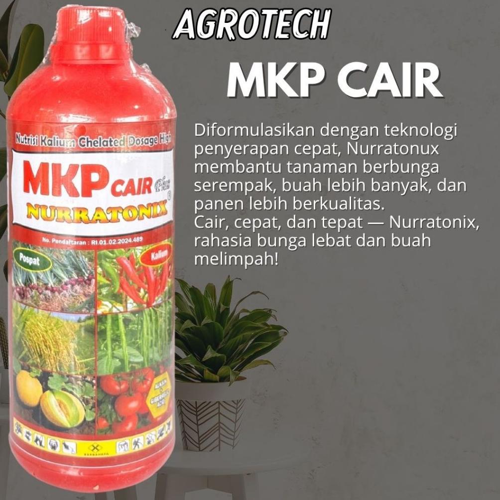 Promo Cod Nurratonix Mkp Plus Silika Amino Zpt Pupuk Cair 1L Pembesar Buah & Umbi ><
