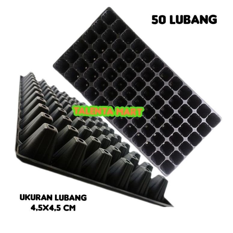 Promo Cod Tray Semai Pot Tray Seedling 50 Lubang Besar ><