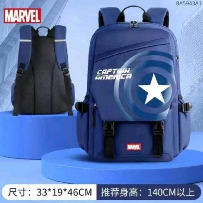 Abak- Tas Sekolah Anak Ironman Capten Spiderman Ransel.Anak Laki Laki Tk Sd