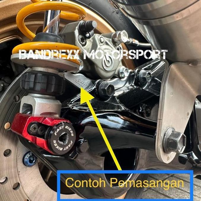 Braket-Breket Kaliper Belakang SRP Bremboo 2P-KTC 2 Piston for Xmax.