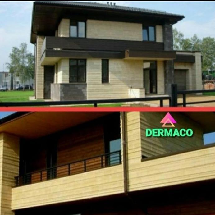 GRC MAHONI PLANK 30 CM / LISPLANG GRC / MOTIF KAYU DATAR / PAPAN GRC