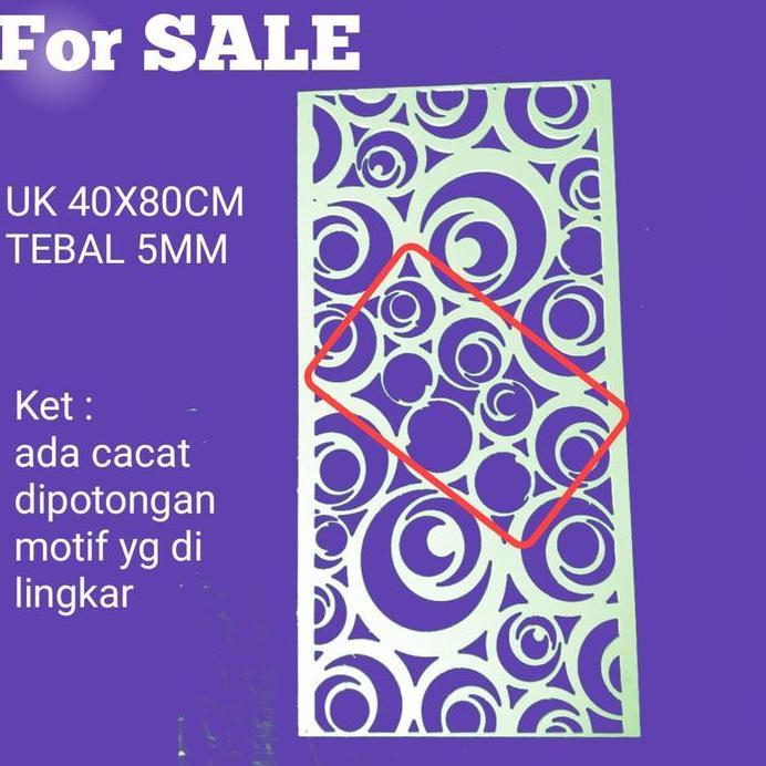 JUAL MURAH KRAWANGAN PVC BOARD / ORNAMEN PVC BOARD S-008