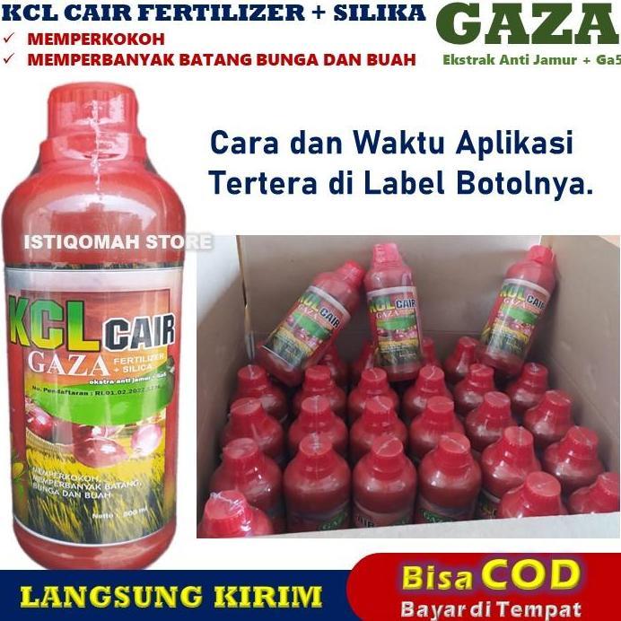 PUPUK PADI SAWAH TERBAIK KCL GAZA 500ML Pupuk Padi Pelebat Buah - Pupuk Padi Cair Pengganti Urea - O