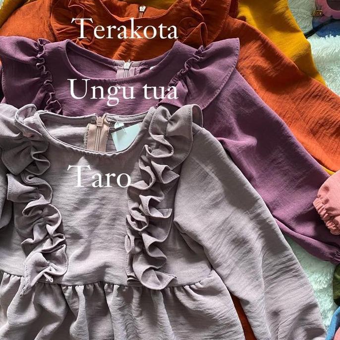 Lansungkirim- Midi Zaraa Anak Midi Anak Fashion Dress Anak Perempuan