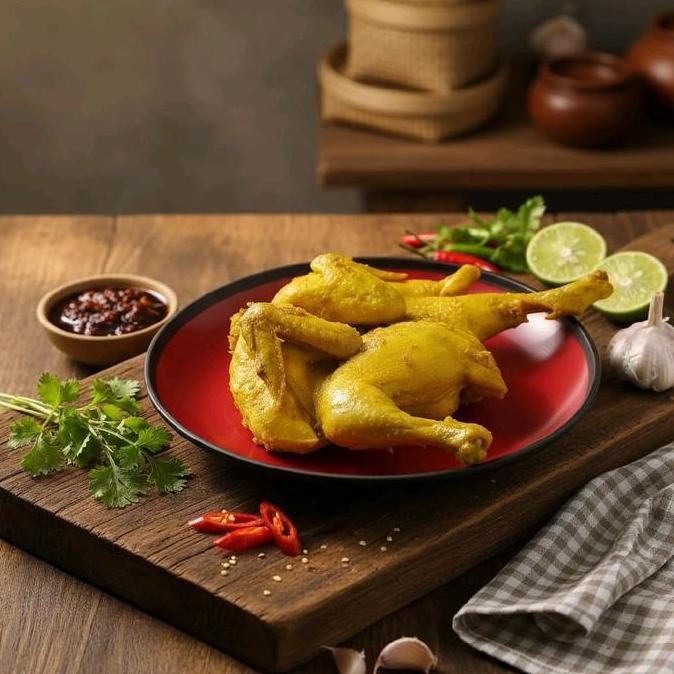 Foodx- Lauk Ayam Bekakak Ingkung Ungkep Bumbu Spesial 1 Ekor Utuh Empuk Enak Gurih Nikmat Praktis Ti