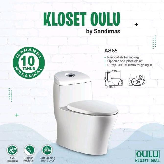 tutup tangki kloset oulu A 865