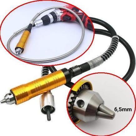 NICLIWITU Handpiece bor tuner gagang bor tuner Bor cuner Heavy Duty Kabel Fleksibel Luar Dalam