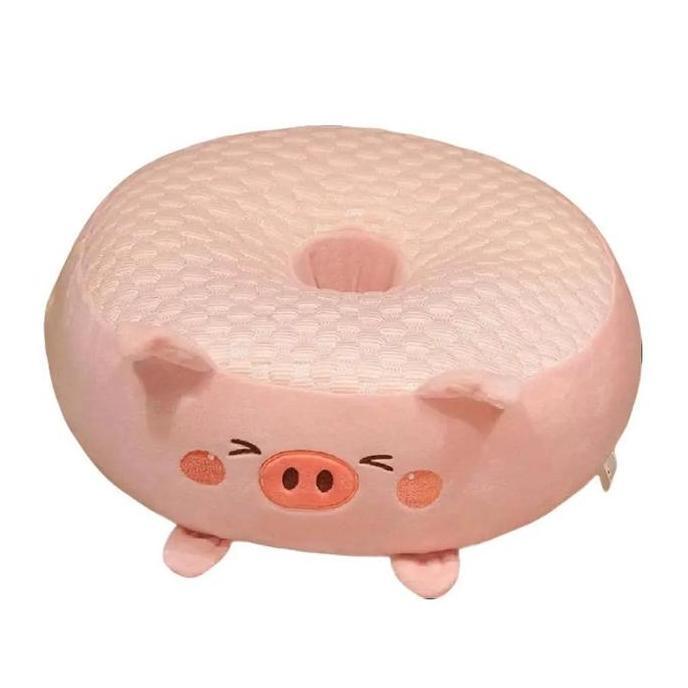 Visitor- Bantal Donat Duduk Lesehan Aesthetic Karkater Lucu Donut Pillow Motif Animal Bantal Kursi D