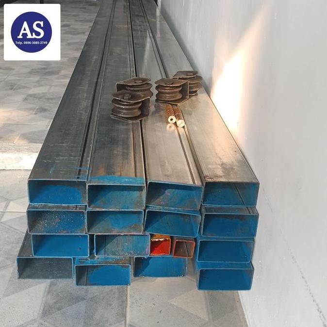 besi hollow 40x80 1.6mm galvanis