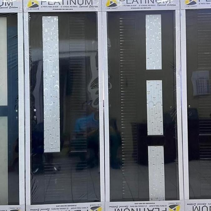 Pintu hitam platinum upvc se 70*200
