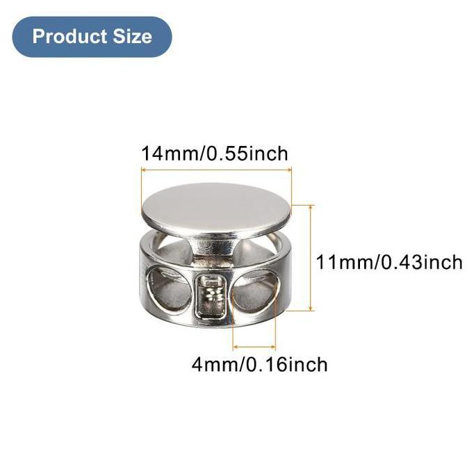 10Pcs Jawa Stopper Stoper Alloy Stoper Tali Hoodie Tali Tas Stopper