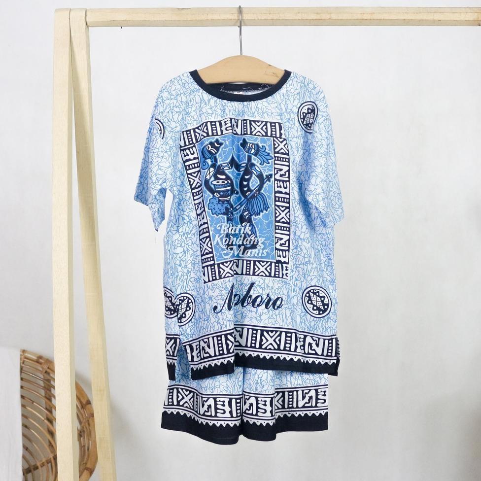Gratong Setelan Anak  Batik Bahan Rayon Jogja || Baju Anak Cowok Cewek Oleh Oleh Jogja